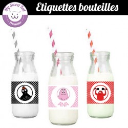 Barbapapa- Eiquettes bouteilles