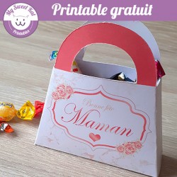 printable sac - fêtes des mères