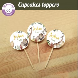 Jungle Safari - cupcake topper