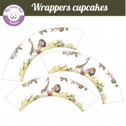 Jungle Safari - Cupcakes wrappers
