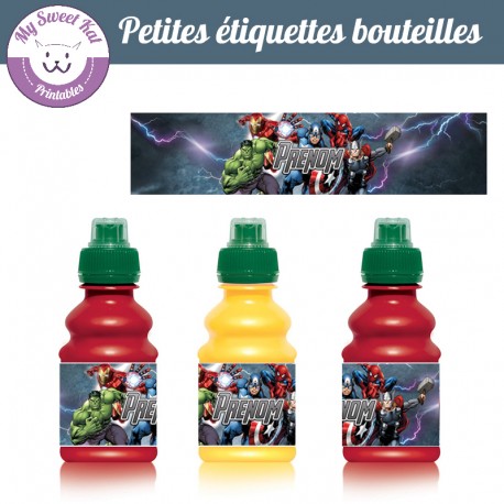 Avengers (grand) - Petites Etiquettes bouteilles