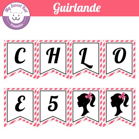 Barbie  - guirlande