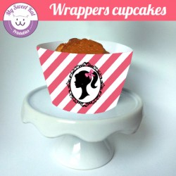 Barbie - Cupcakes wrappers
