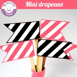 Barbie - mini drapeaux