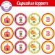 Cirque - Cupcakes toppers