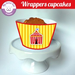 Cirque - Cupcakes wrappers