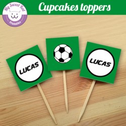 Foot - Cupcakes toppers