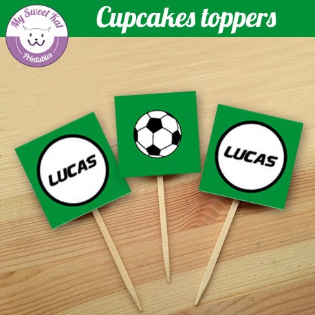 Foot - Cupcakes toppers