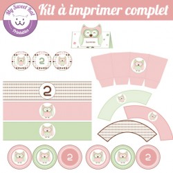 hibou - chouette - Kit complet