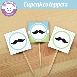 Moustache - toppers