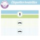 Moustache - Eiquettes bouteilles