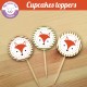 Renard- Cupcakes toppers