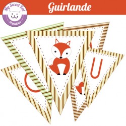 Renard  - Guirlande