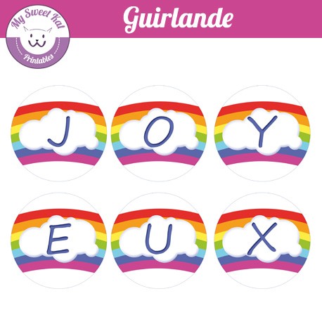 rainbow - Guirlande