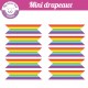 rainbow - mini drapeaux