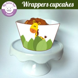 junlge - Cupcakes wrappers