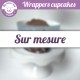 Cupcakes wrappers sur mesure