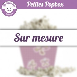 Petite popbox personnalisées