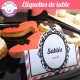 barbie - Etiquettes de table