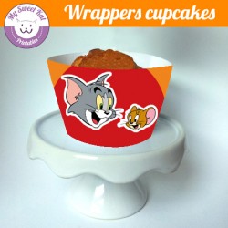 tom et jerry - Cupcakes wrappers
