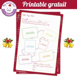 lettre pere noel gratuit