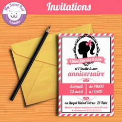 Barbie - Invitations