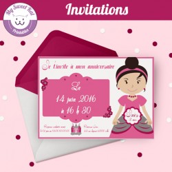 Petite princesse - Invitations