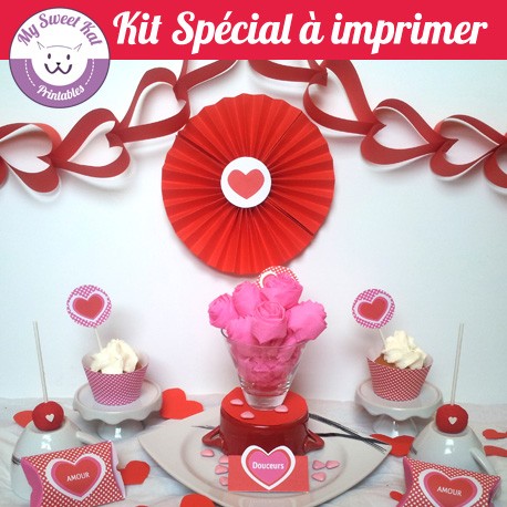 kit a imprimer st valentin