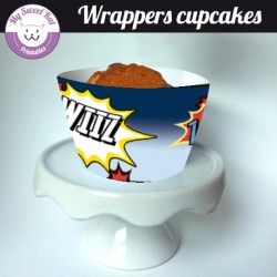 Baby Avengers - Cupcakes wrappers