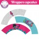 Trolls - Cupcakes wrappers