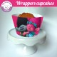 Trolls - Cupcakes wrappers