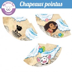 Vaiana- chapeaux pointus