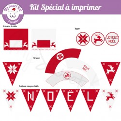 Noël façon tricot - kit spécial