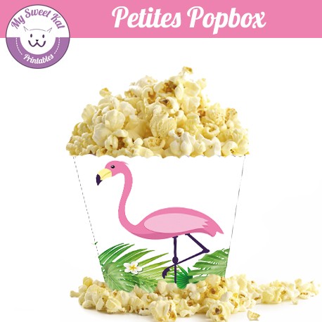 Tropical flamingo - Petite popbox