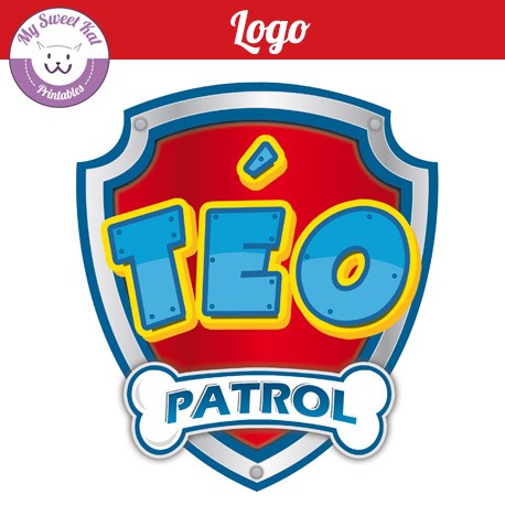 Logo personnalisé pat'patrouille