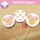 Minnie - Cupcakes toppers