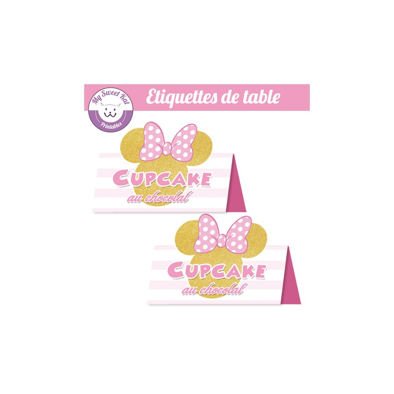 Kit A Imprimer Pour Sweet Table Theme Minnie