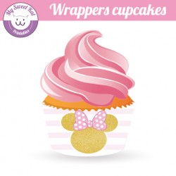 Minnie - Cupcakes wrappers