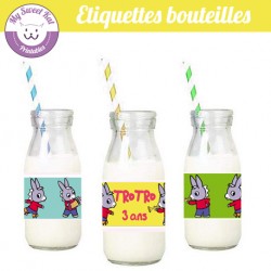 Trotro - Etiquettes bouteilles