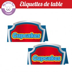 Pat patrouille - Etiquettes de table