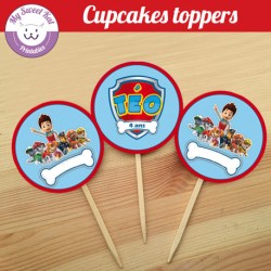 Pat patrouille - Cupcakes toppers
