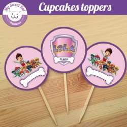 Pat patrouille fille - Cupcakes toppers