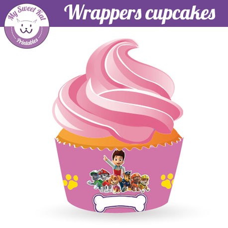 Pat patrouille fille - Cupcakes wrappers