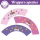 Pat patrouille fille - Cupcakes wrappers