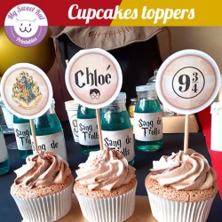 Harry potter - Cupcakes toppers