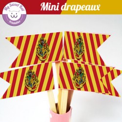 Harry potter - mini drapeaux