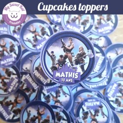 Fortnite - Cupcakes toppers