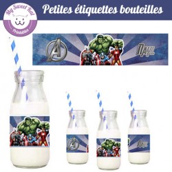 Avengers - Petites Etiquettes bouteilles