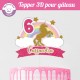 Topper 3D -  Licorne